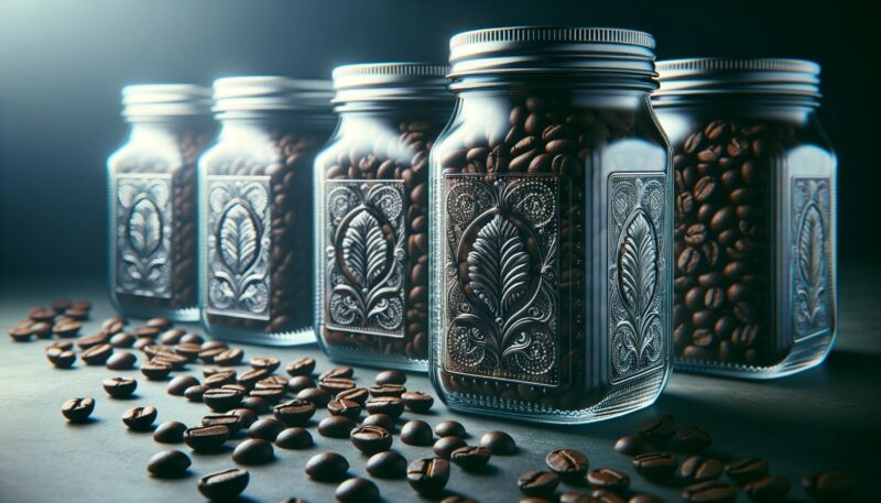 jars full of coffee